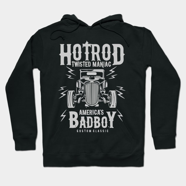 Hotroad Twisted Maniac America's Badboy Custom Classic Hoodie by bougaa.boug.9